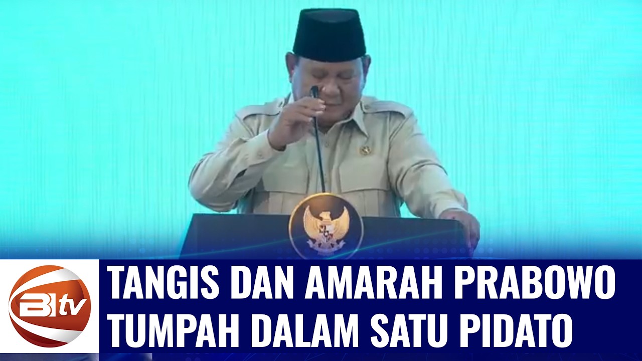 [FULL MOMENT] Bikin Suasana Hening! Prabowo Bergetar: 