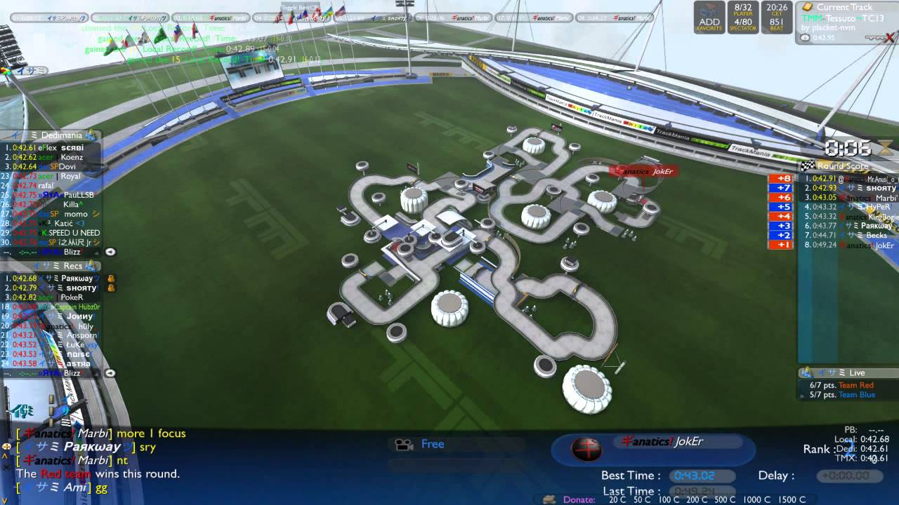 TMM 2013 | THE vs. Fanatics! - group stage [Trackmania]