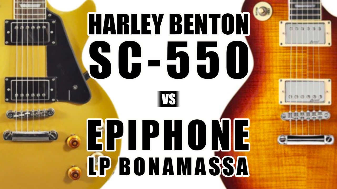 HARLEY BENTON SC-550 vs EPIPHONE LES PAUL BONAMASSA | Rosswell vs Gibson BurstBucker | Español