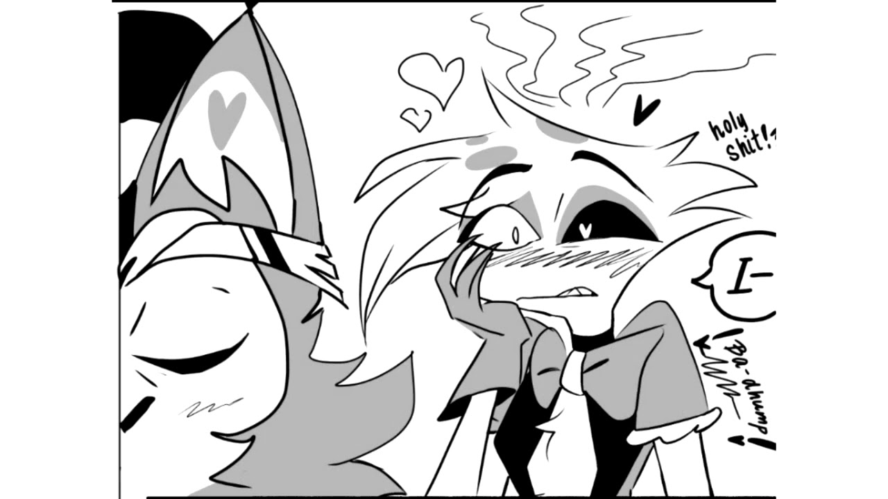 Husk does Angel Dust a Favor... [Comic by raizldc] #hazbinhotel #hazbinhotelhusk #huskerdust