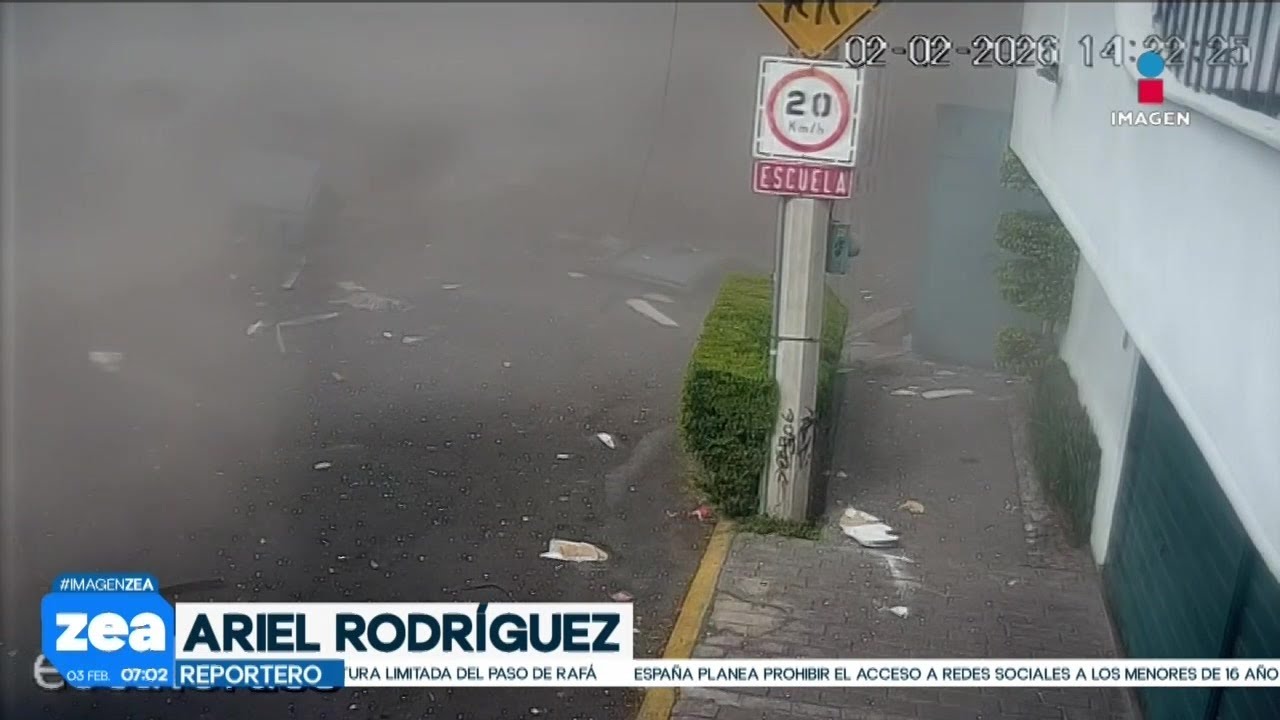 Así fue el momento en el que explotó una casa en la Col. Axotla por acumulación de gas | Zea