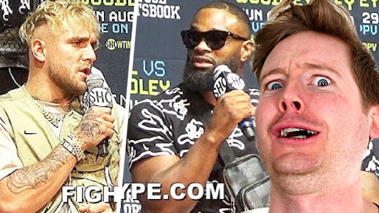 Wesley Reacts To HEATED JAKE PAUL VS  TYRON WOODLEY TRASH TALK