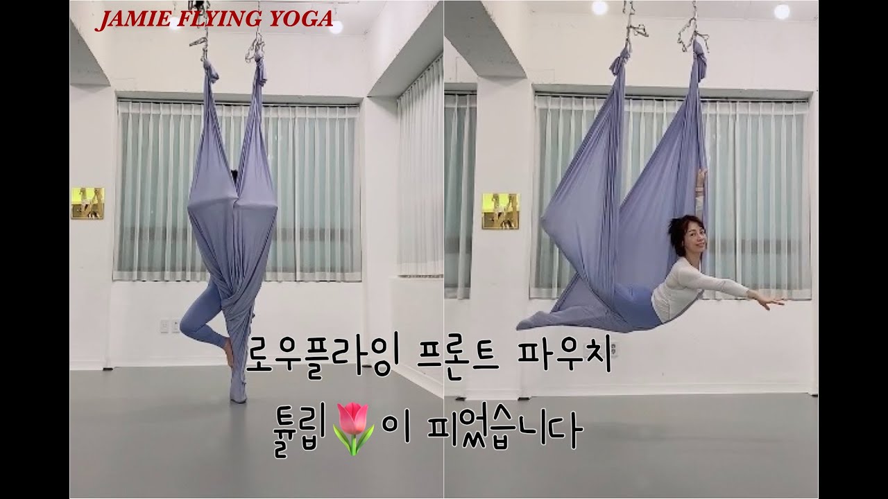 #로우플라앙요가앤핏 (설명포함) 튤립과 나비