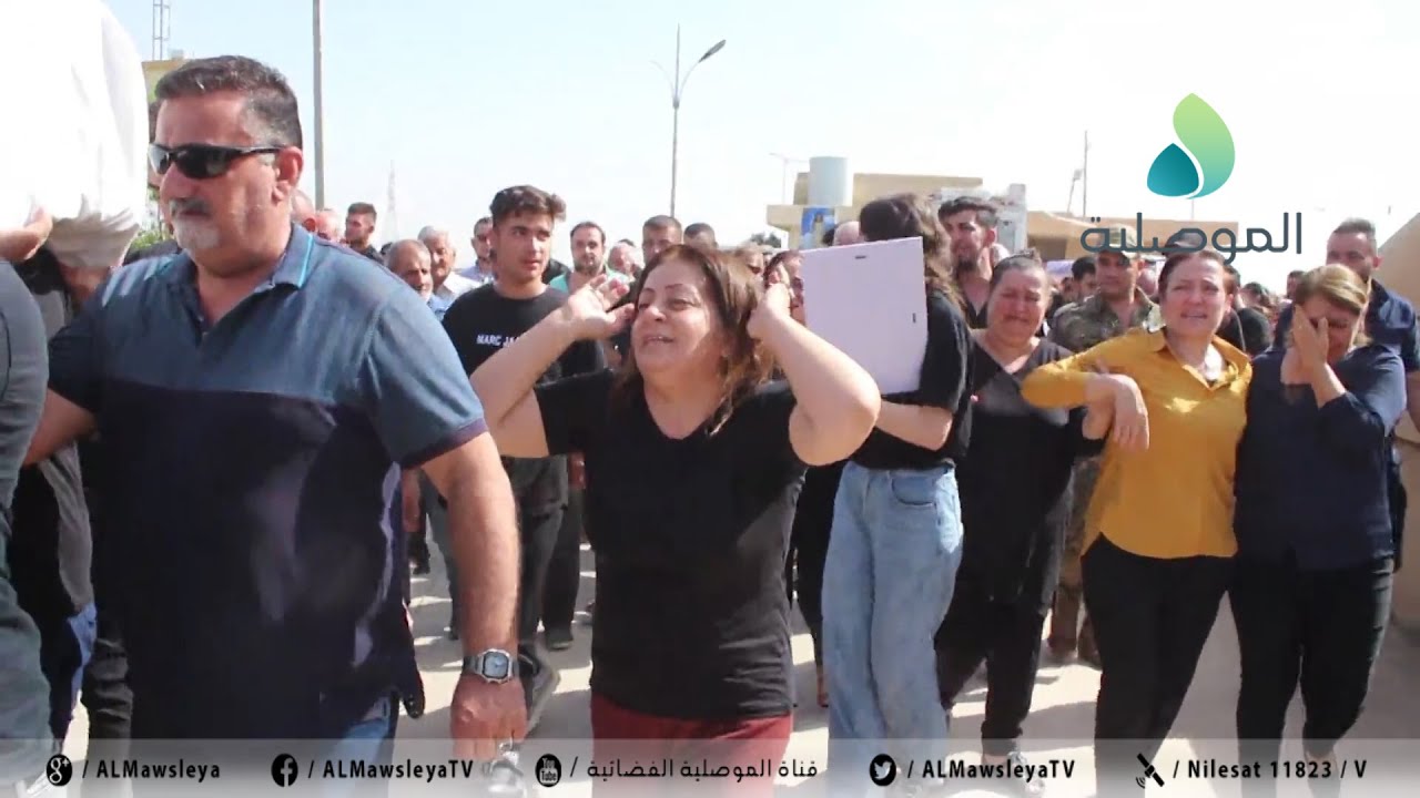 أهالي قضاء الحمدانية يشيّعون جثامين عدد من ذويهم الى مثواهم الاخير بمقبرة القيامة
