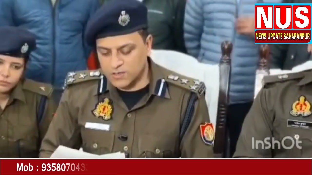 सहारनपुर डीआईजी कार्यालय के पास डायमंड शोरूम मे करोड़ों की चोरी का पुलिस ने किया खुलासा 