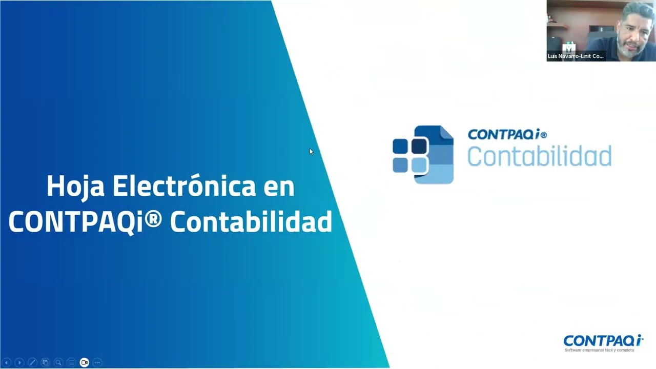 Hoja Electrónica CONTPAQi Contabilidad✅