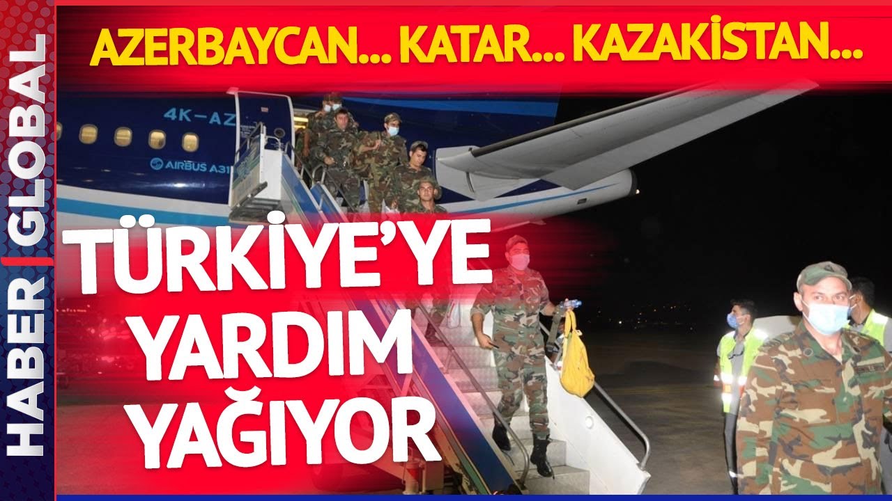 Havalimanından Son Dakika! İşte Azerbaycan, Kazakistan, Belarus ve Katar'dan Türkiye'ye Yardım Yağdı