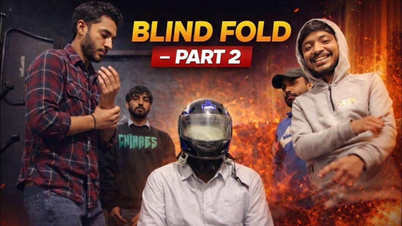 Blind fold part 2 Guys enjoy the vlog and watch for my Game😅