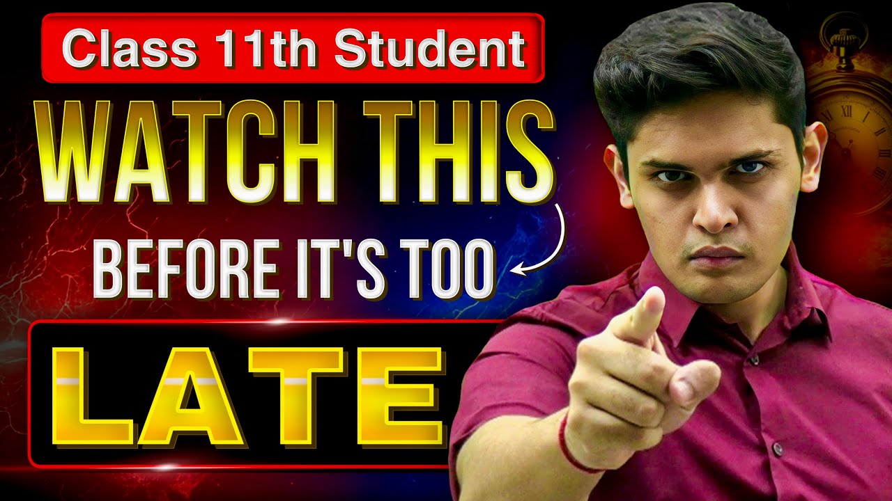 Class 11th - Watch This Before it's too LATE🔥| URGENT | Prashant Kirad