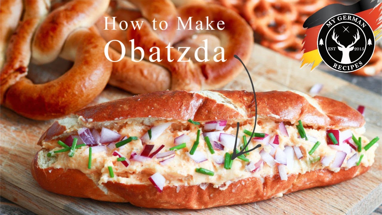 How to make Obatzda - Oktoberfest Recipe for Bavarian Cheese Spread ✪ MyGerman.Recipes
