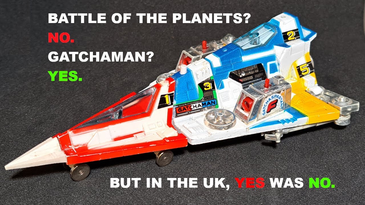 Battle of the Planets used in UK to sell Popy Gatchaman Toys PB 89 through 94 - Retro Toy Review