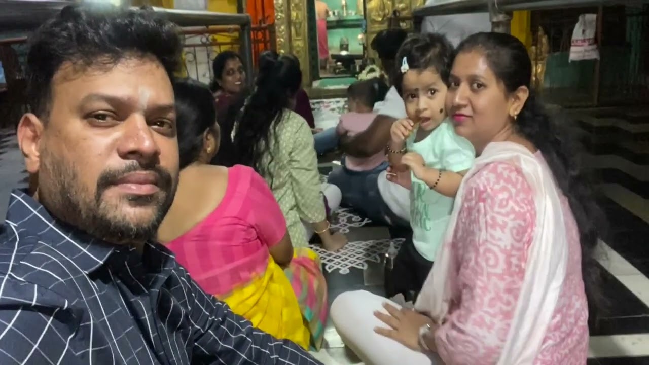 Mahalakshmi baby first temple visit for Annaprashana event #annaprashana