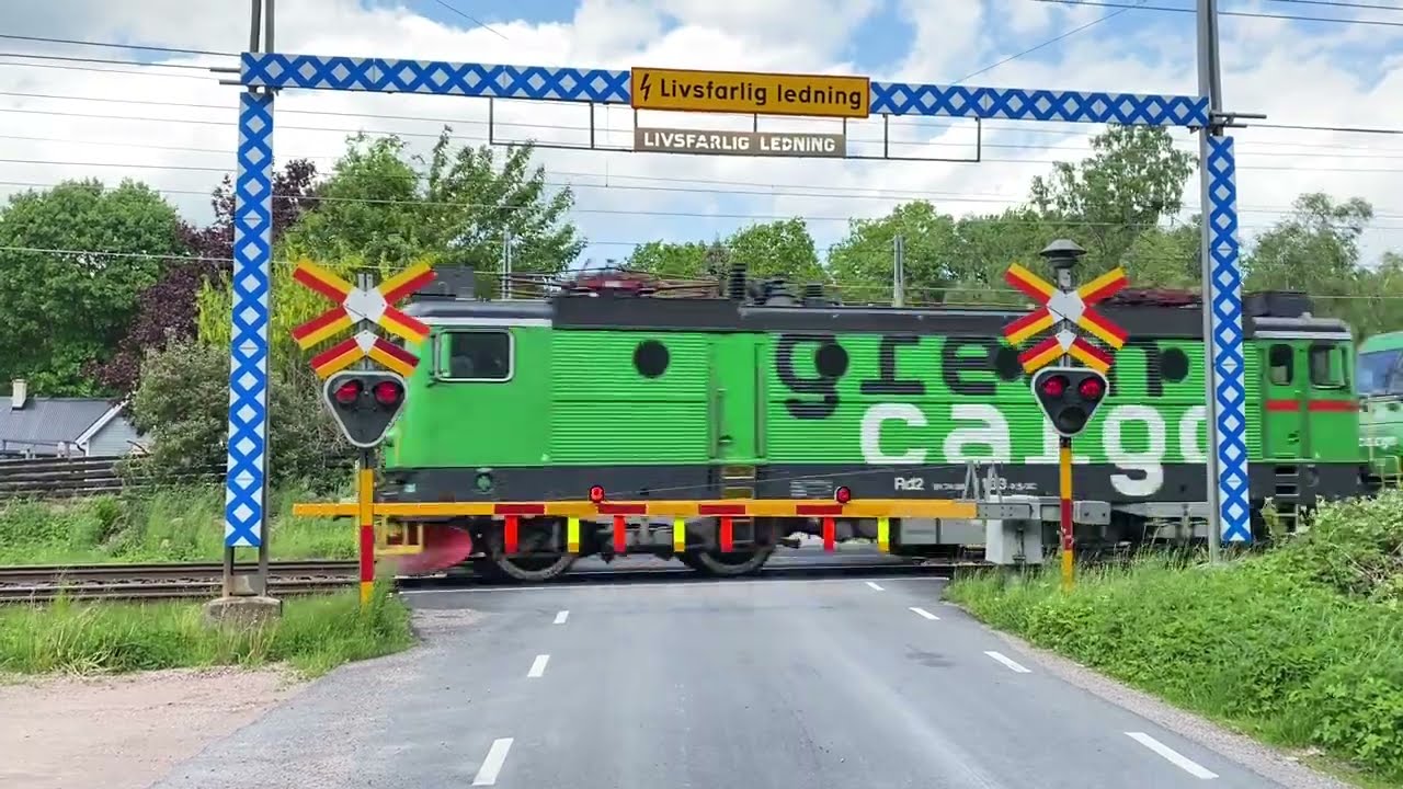 Järnvägsövergång Ormanäs / Swedish railroad crossing