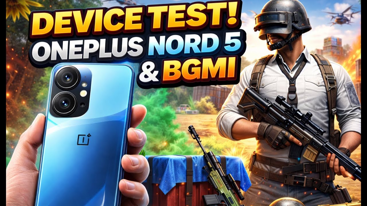 Oneplus Nord5 Device Test BGMI Live