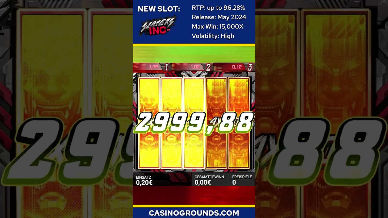 Max Win on NEW Slayers INC Slot