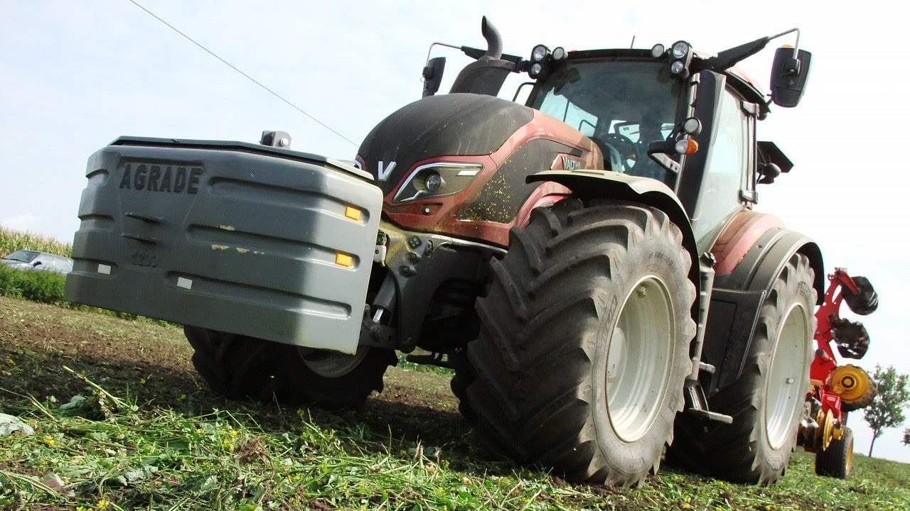Valtra T174 SmartTouch + Vaderstad Carrier 420 w uprawie poplonu