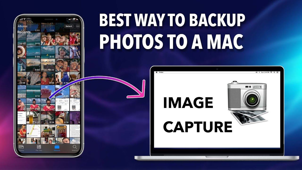 FASTEST & SAFEST Way To Backup iPhone to a Mac (IMAGE CAPTURE TUTORIAL)