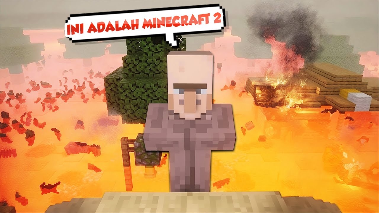 AKU MEMBUAT RUMAH PALING OP DI MINECRAFT 2 TAPI DI ANCURIN VILLAGER - SIKSA VILLAGER#42