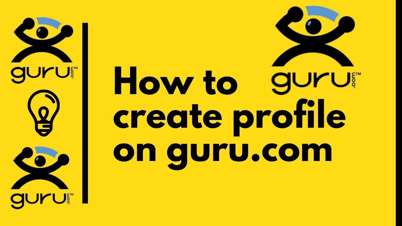 How to get first job on guru.com and create a profile as well
