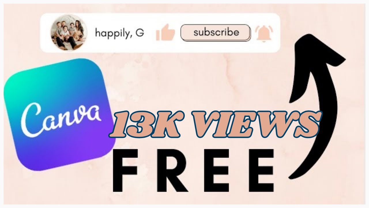 How to make branded YouTube subscribe button 💻 using CANVA free version