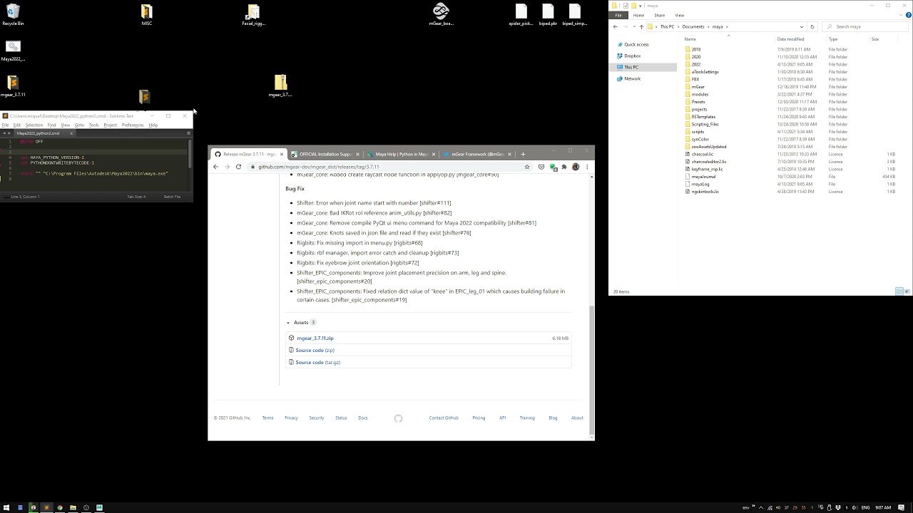 New Installer + Maya 2022 Python 2 installation instructions