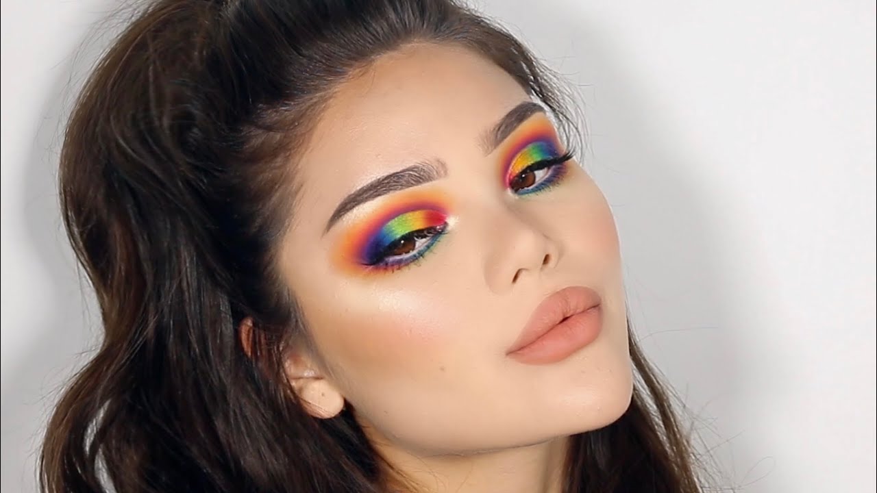 🌈РАДУЖНЫЙ МАКИЯЖ / ИДЕАЛЬНАЯ растушёвка