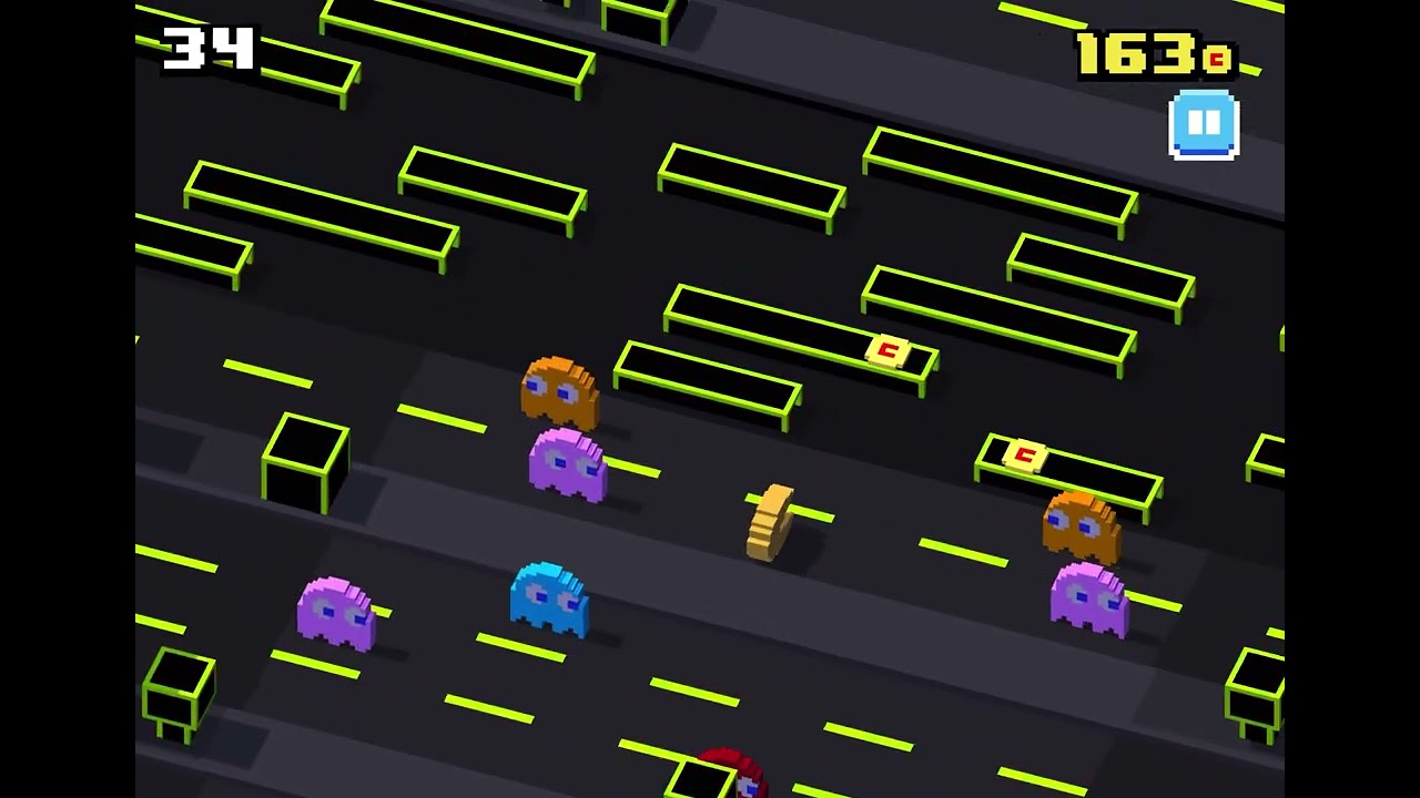 Me playing Crossy Road ￼@hipster whale ￼