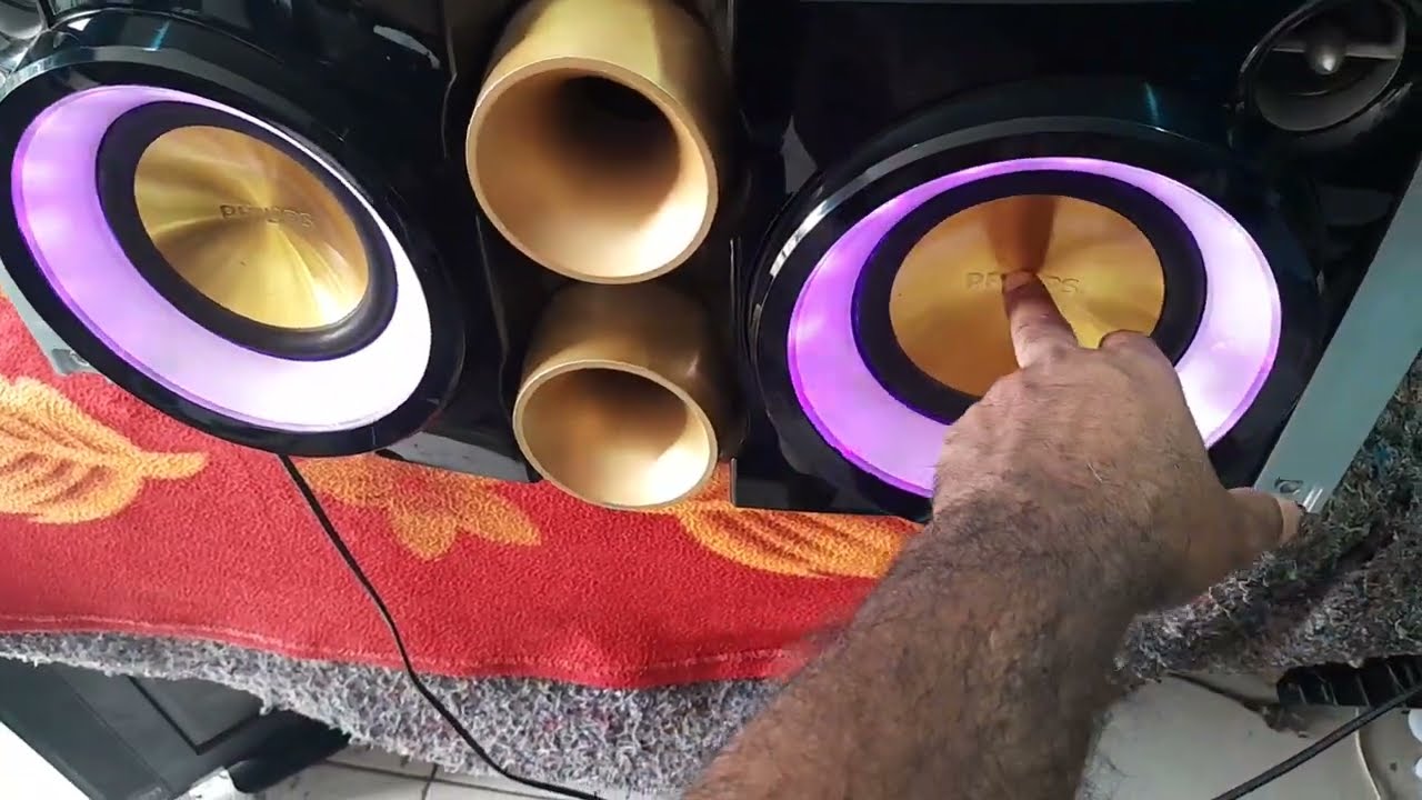 Mini Sistem Philips FWP2000 - Troca dos falantes