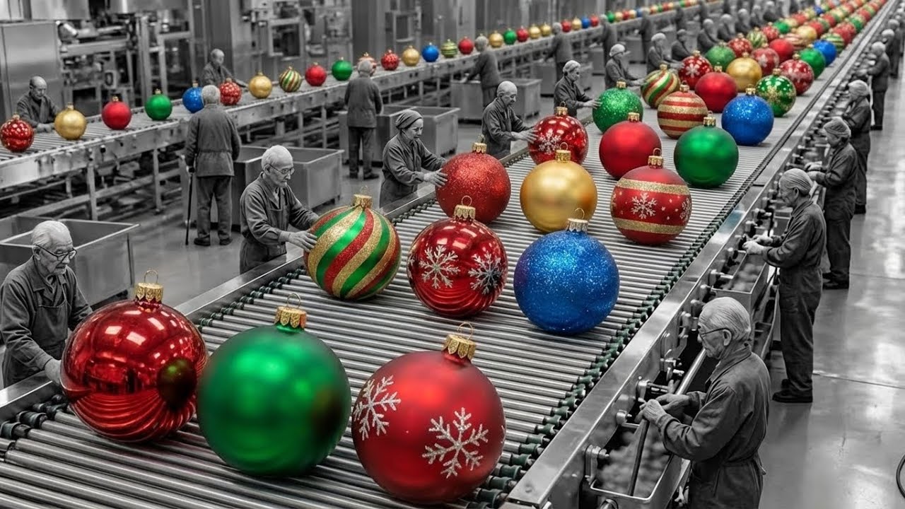 🎄 The $1,000 Christmas Ornaments Crafted by 80–90 Year-Old Workers 🎄