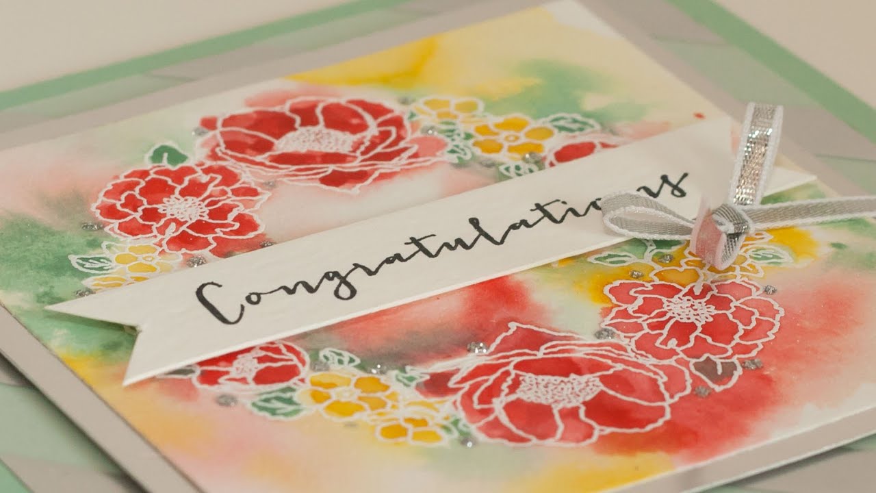 Watercoloring ~ Timeless Love ~ Aquarelltechnik ~ Stampin' Up!