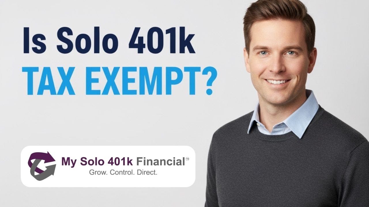 Is Solo 401k tax exempt?