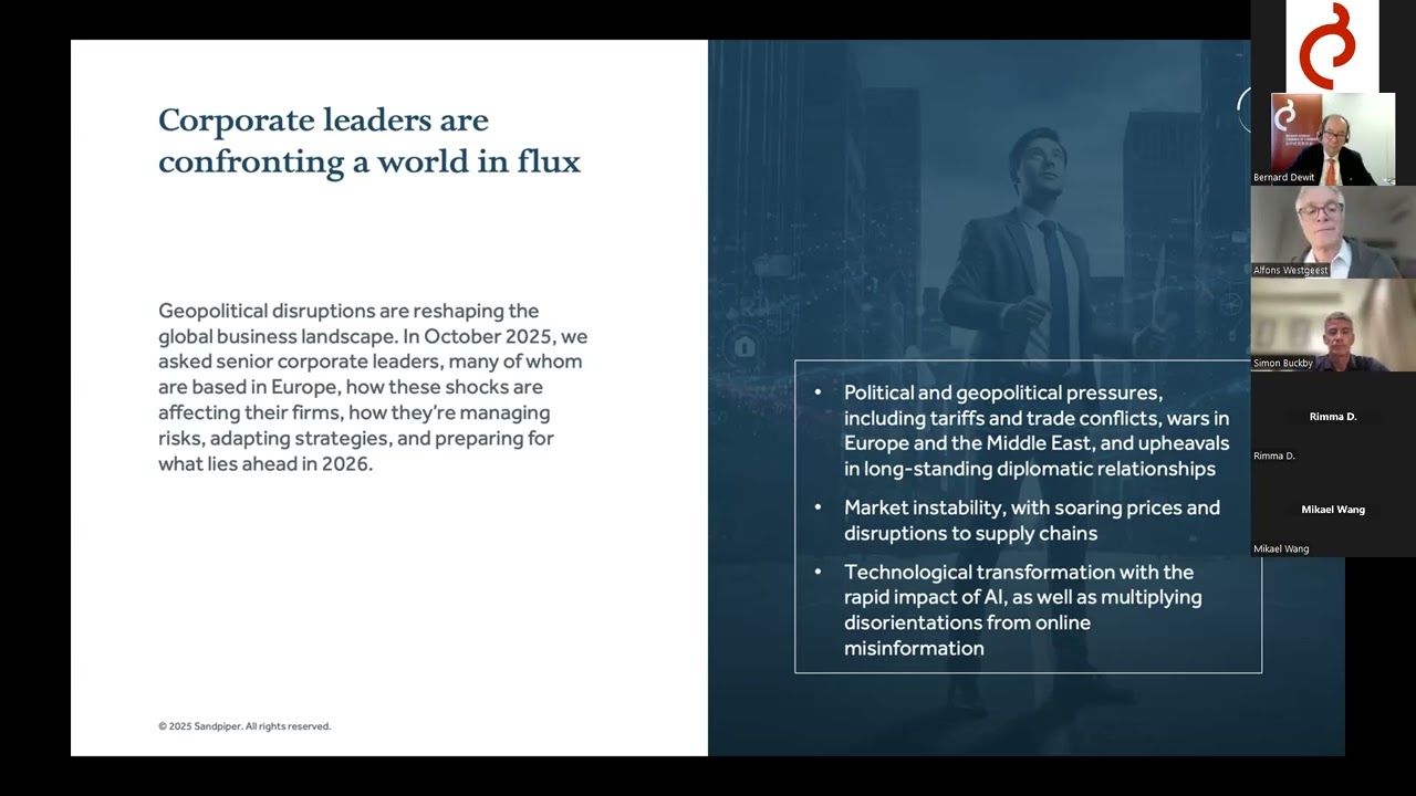 BCECC webinar: 2025 Geopolitics: Insights from Global Business Leaders