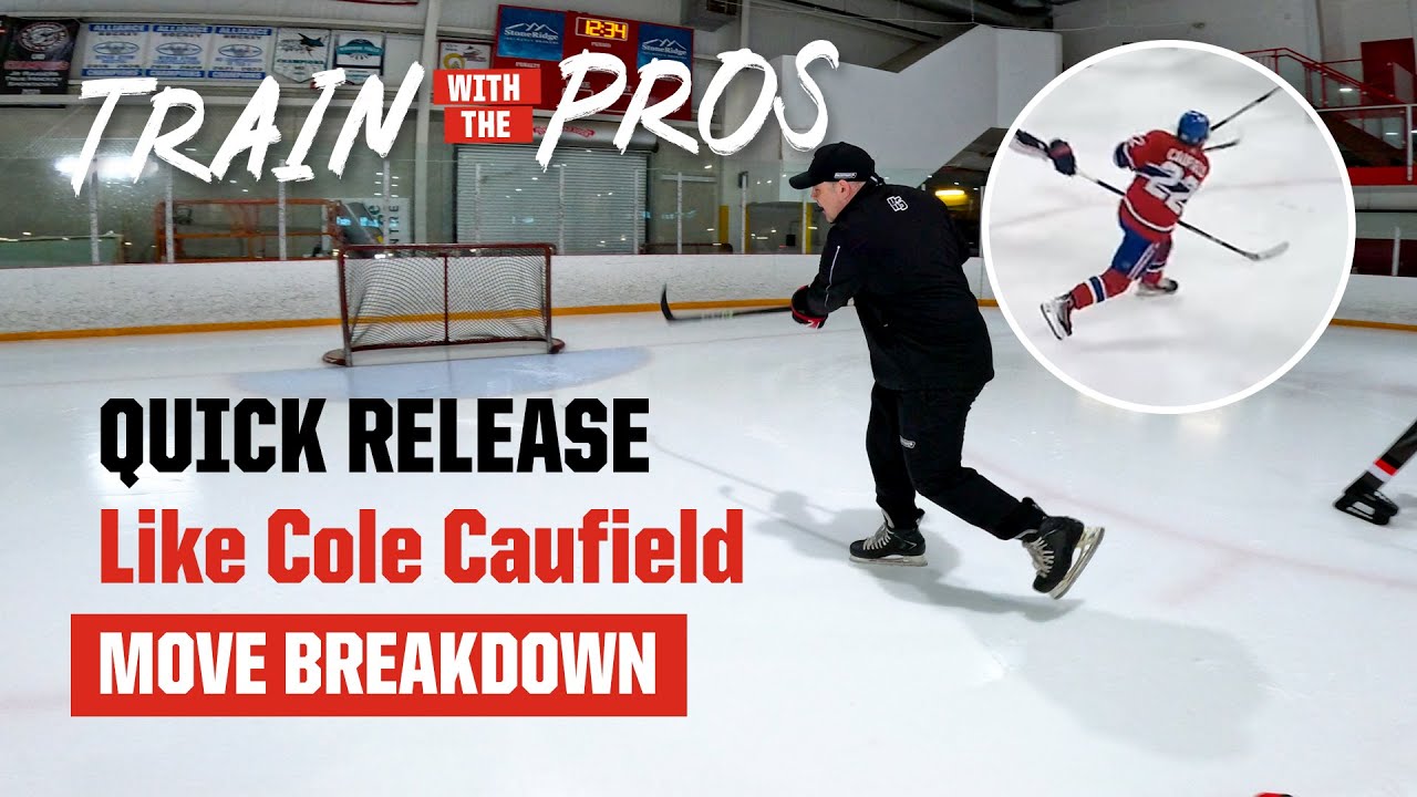 How to Shoot with a Quick Release Like Cole Caufield | Train with the Pros