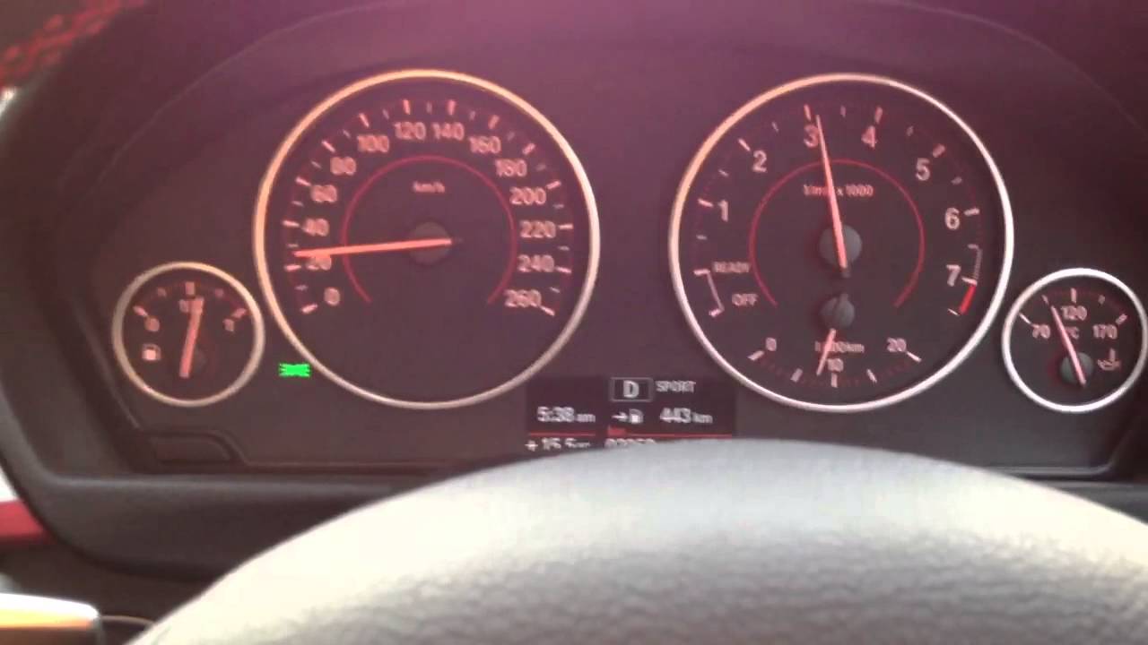 BMW New F30 320i 0-100