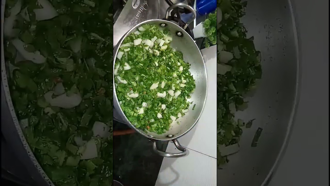मूली के पत्ते की भुजिया सब्जी#trending#recipe
