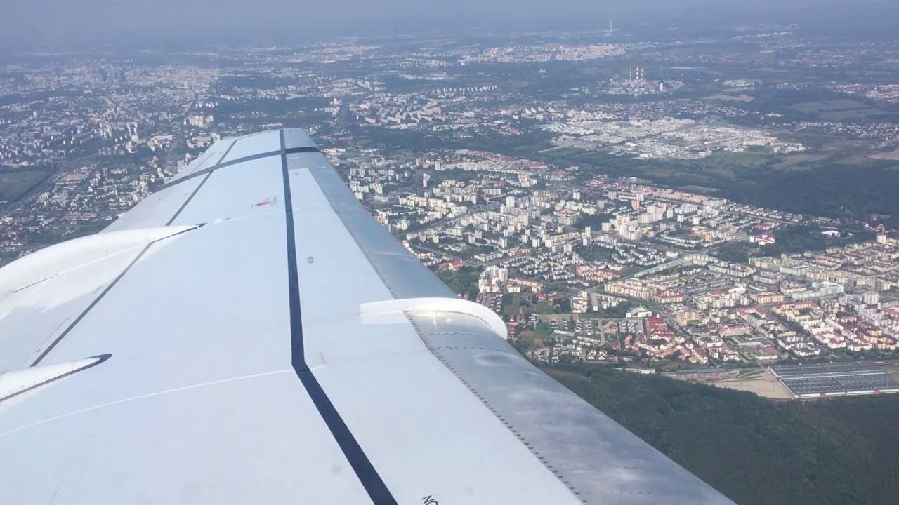 Fokker 100 Takeoff - Warsaw Chopin Airport 2016