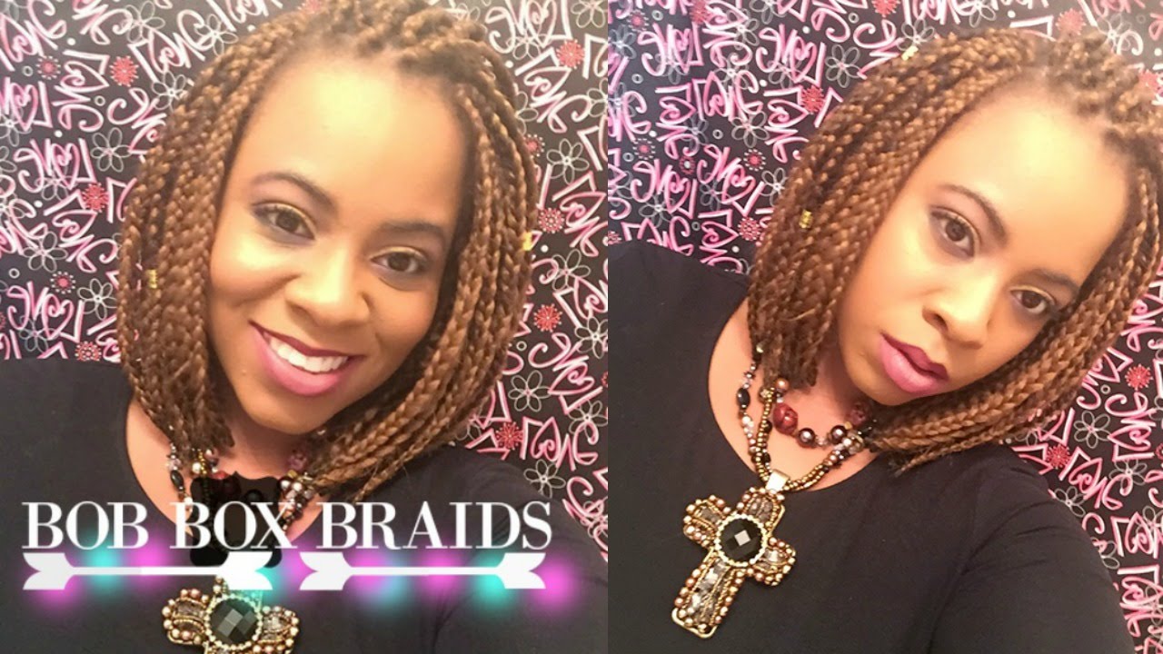 Bob box braids tutorial