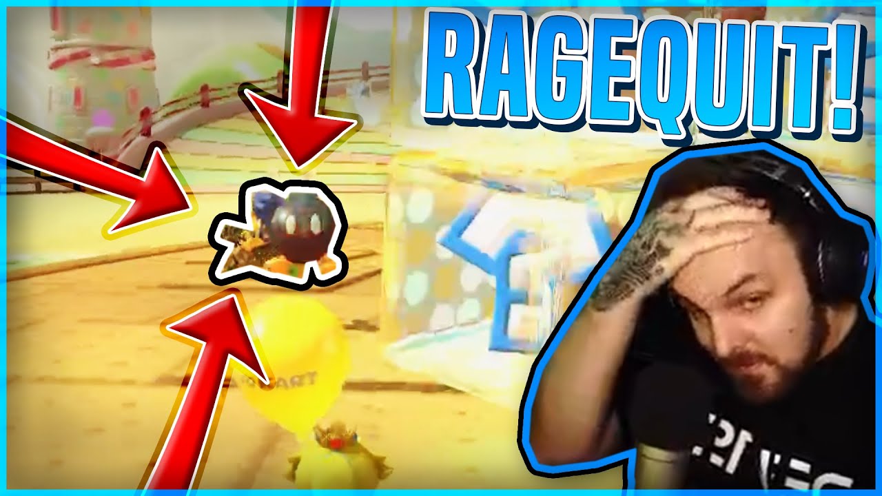 RAGEQUITNUL HRU!!! | MARIO KART | DeeThane&@Morryeej&@marwex99&@Cuky2222&@BowTeaG