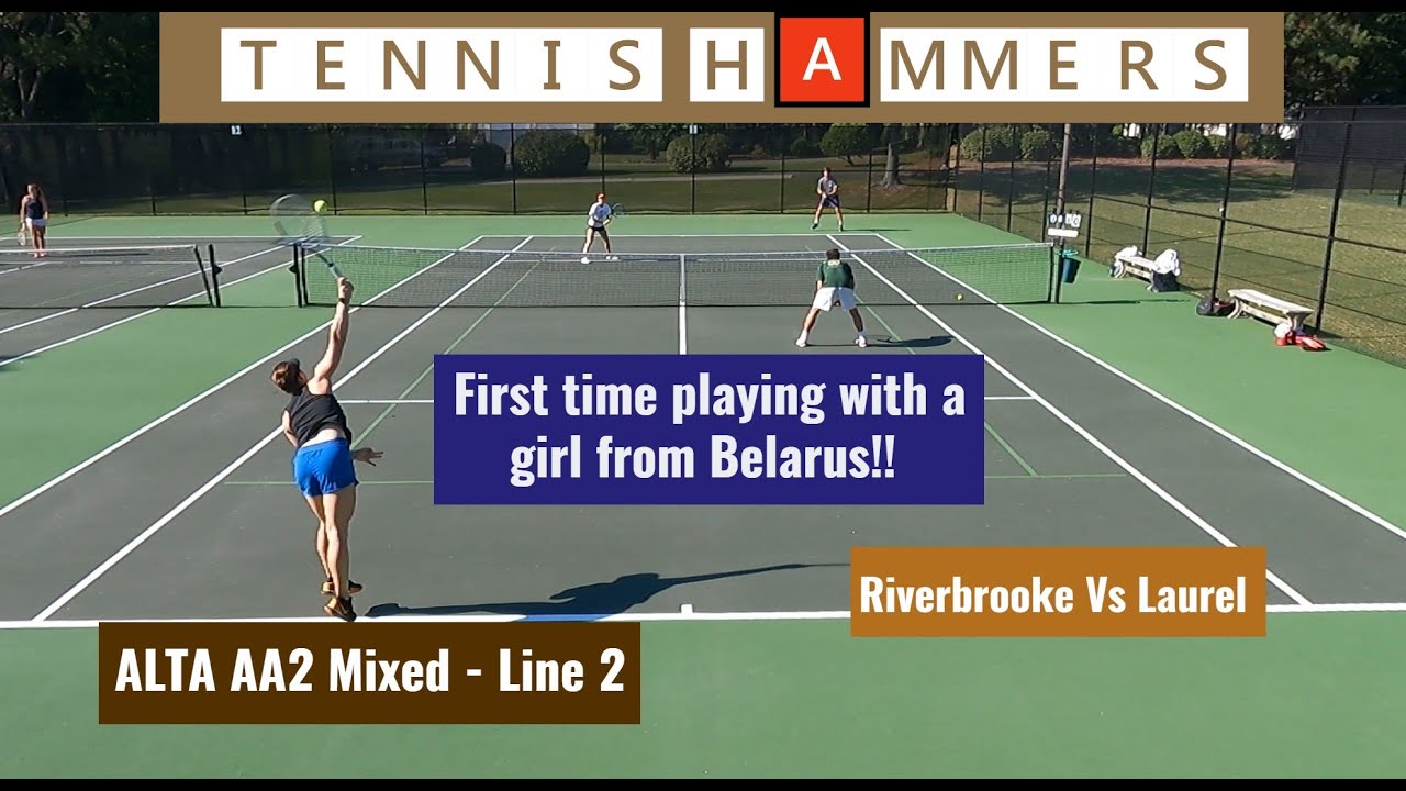First time playing with a girl from Belarus! | ALTA AA2 - Line 2 | Mixed Doubles |