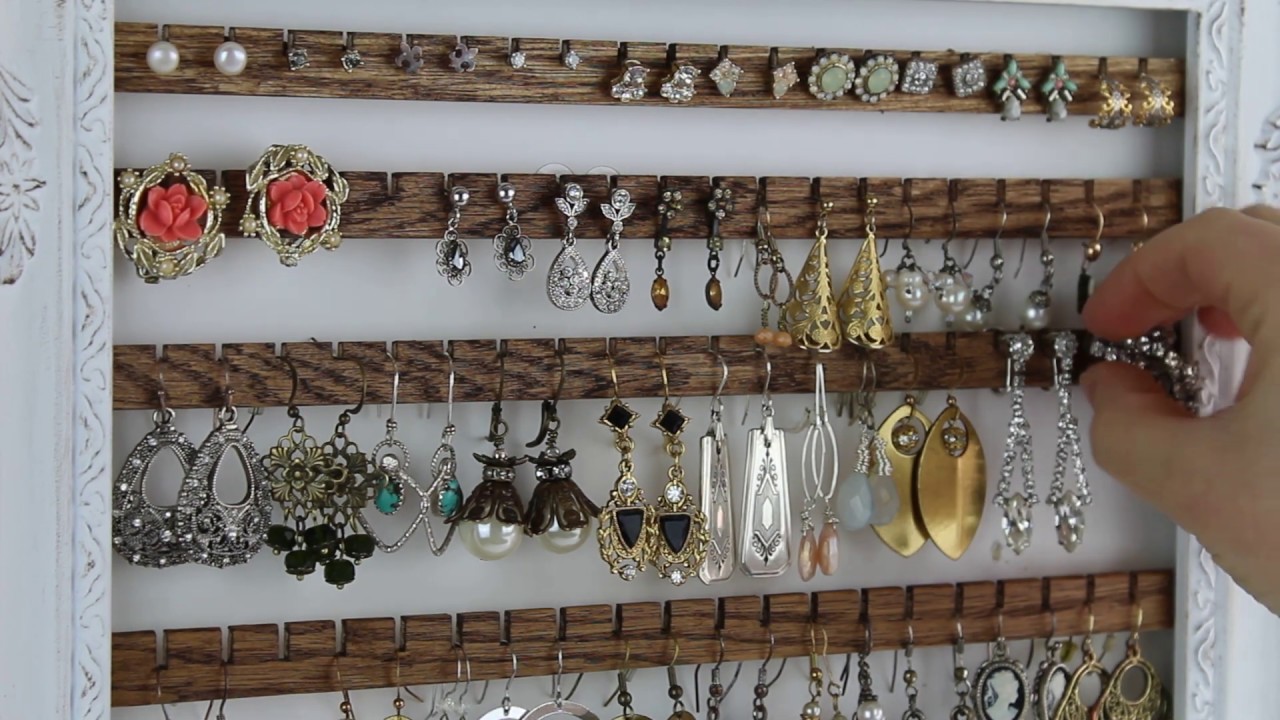 Handmade Earring Holders by Creatively Cluttered