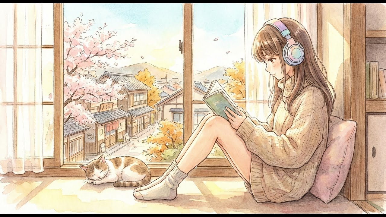 Work & Study Lofi 10 Hours ☕ เปลี่ยนห้องเป็นคาเฟ่ ฟังยาวๆ เพลินๆ