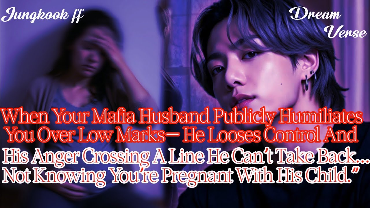 JUNGKOOK FF/ Your Mafia Husband Publicly Humiliates You Over Low Marks, not knowing you're pregnant 
