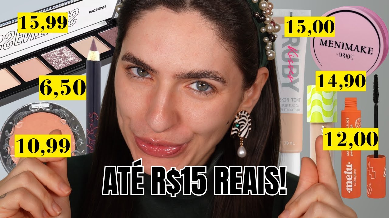 MAQUIAGENS BARATINHAS AT&Eacute; R$15 REAIS! 🤑