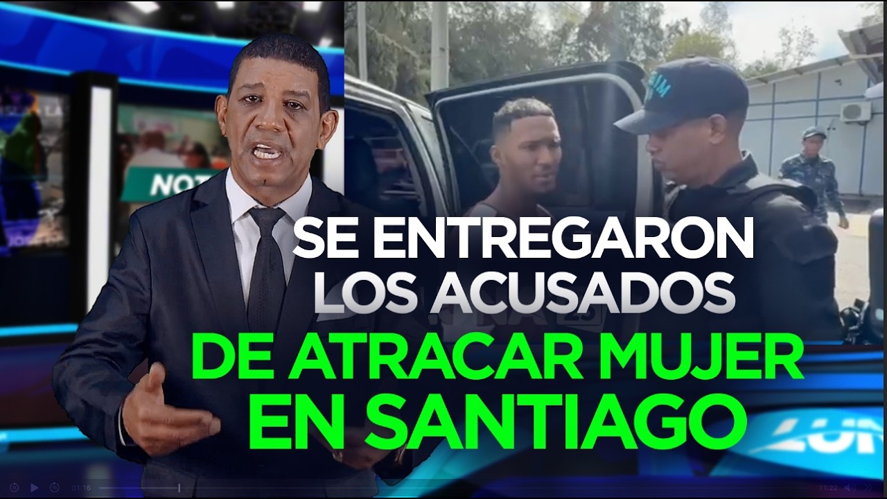 Se entregaron los ATRACADORES QUE ASALTARON MUJER EN CENTRO CIUDAD DE SANTIAGO