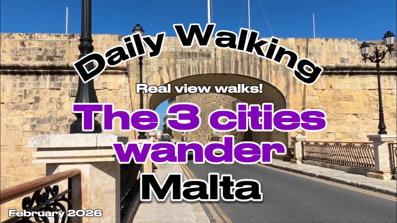 Daily #walking : 3 cities walk around #walkingtour #walkingvideo #malta. Whilst out walking anyway..