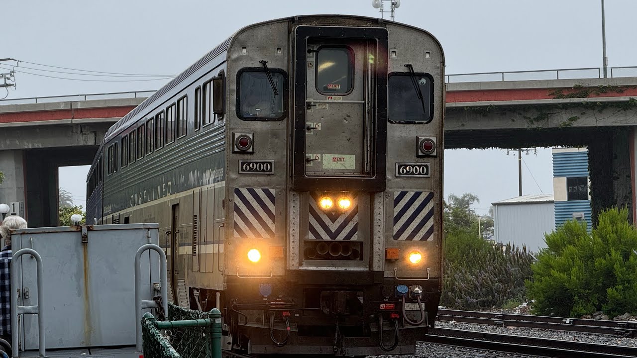 Amtrak Surfliner Cabcar horn compilation (hornshow edition) 6900-6953