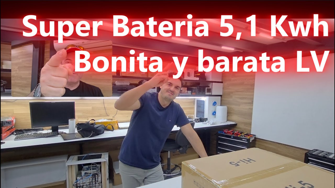 Hinaess  5,1 Kwh LV Bateria Bonita y barata