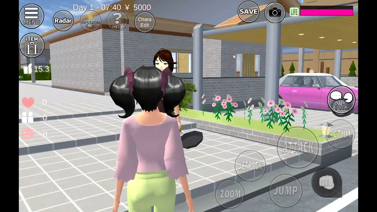 เมื่อป้าข้างบ้านสาระแนเรื่องชาวบ้าน | พี่เกล Channel #sakuraschoolsimulator 