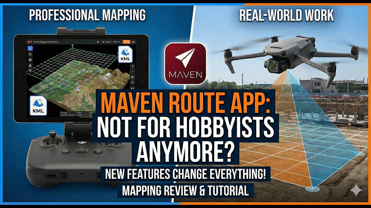 🚁 Приложение Maven Route – полный обзор и руководство по построению маршрута | Новые функции, кот...
