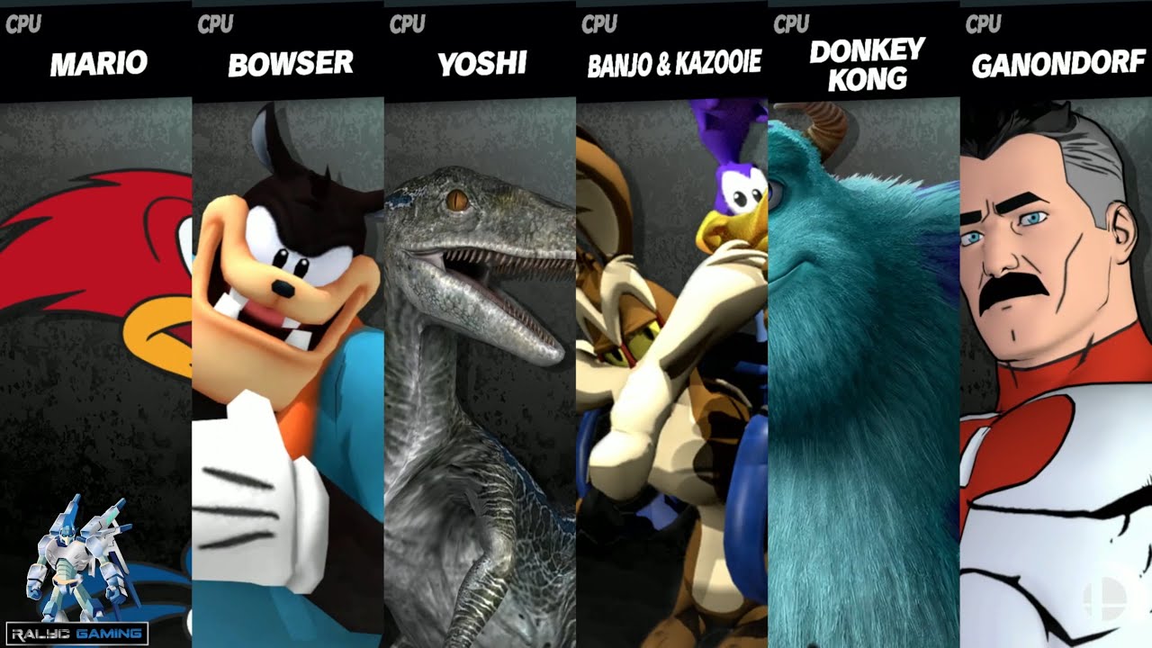 Woody Woodpecker vs Pete vs Blue vs Wile Coyote vs Sully vs Omniman